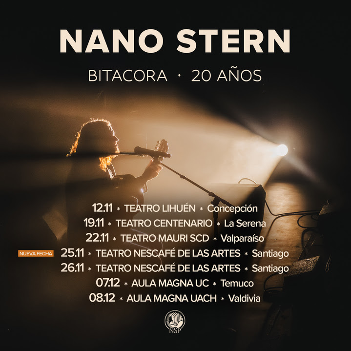 Nano Stern agenda nueva fecha en Teatro Nescafé